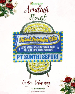 Papan Bunga Duka di Perumnas Way Kandis