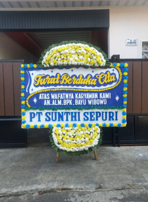 Papan Bunga Duka di Perumnas Way Kandis